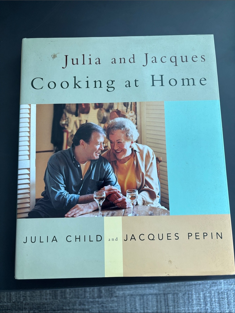 Julia and Jacques Cooking at Home - Blue Cover Cookbook